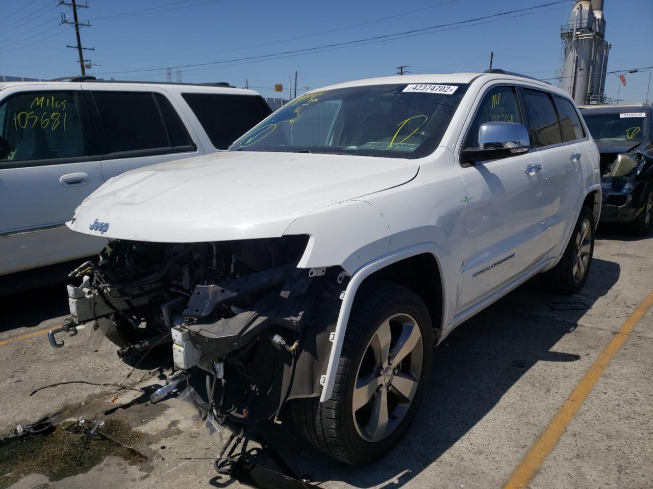 Photo 2 from auction – 2015 JEEP GRAND CHER with VIN 1C4RJECG9FC926849