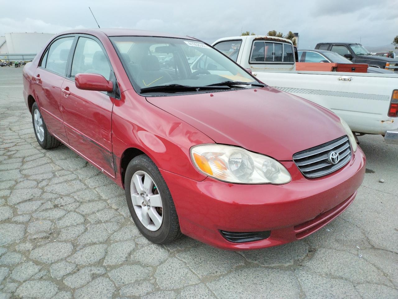 TOYOTA COROLLA CE 2003 with VIN 1NXBR38E63Z139123 - Photo from auction