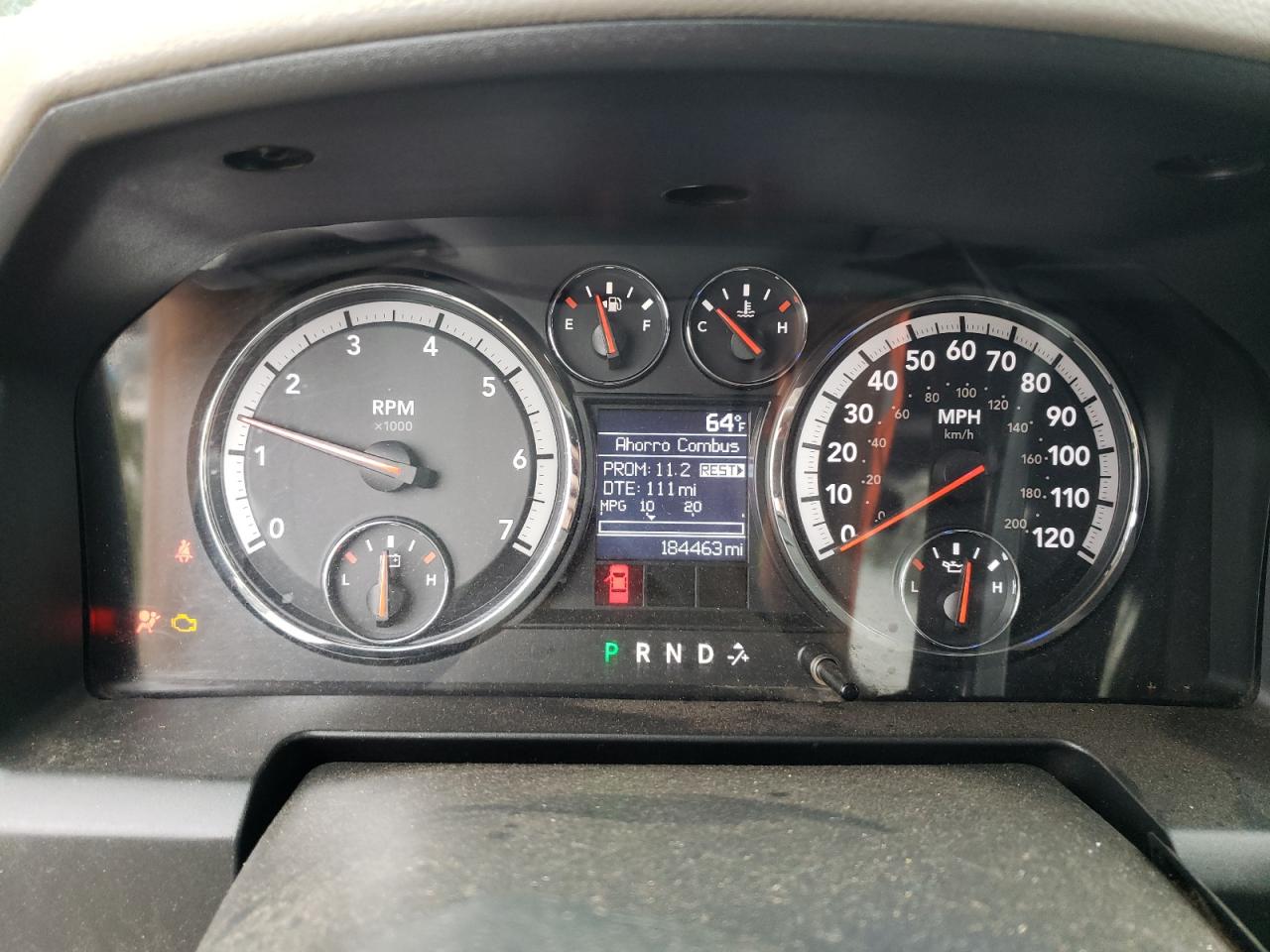 Photo 8 from auction – 2012 DODGE RAM 2500 S with VIN 3C6TD4HT5CG270341
