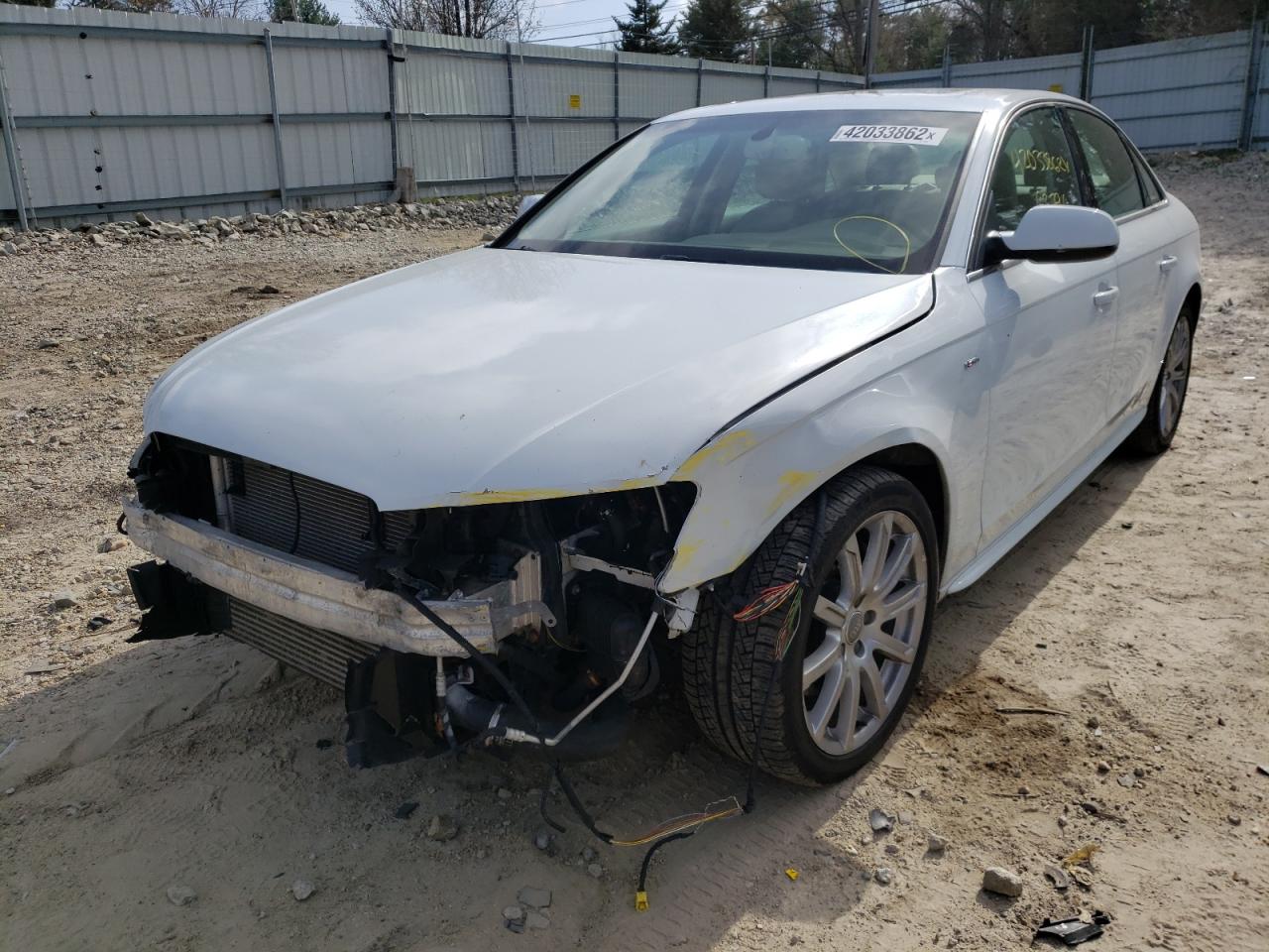 Photo 2 from auction – 2012 AUDI A4 PREMIUM with VIN WAUFFAFL7CN020590