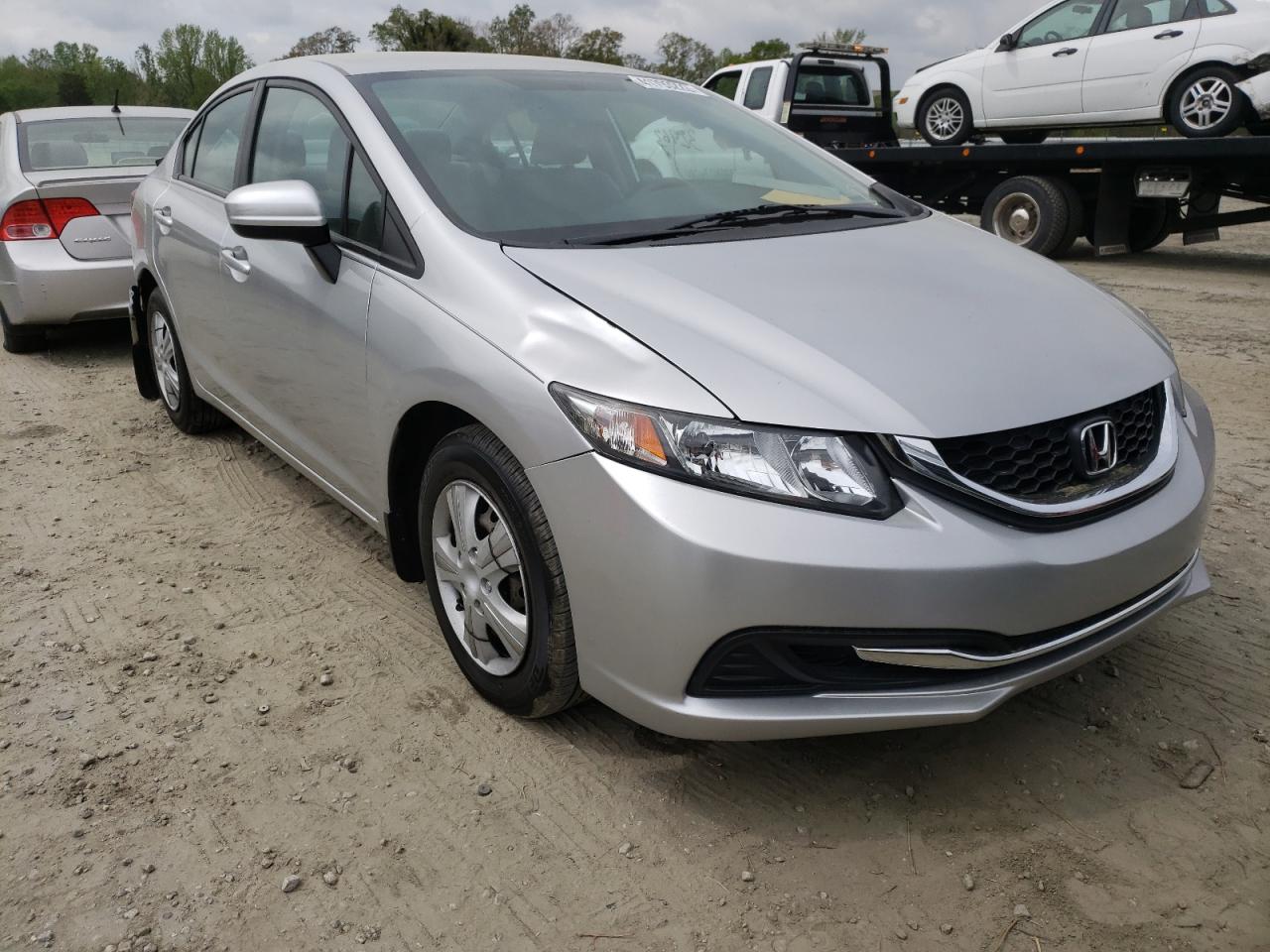 HONDA CIVIC LX 2015 with VIN 19XFB2F57FE036626 - Photo from auction