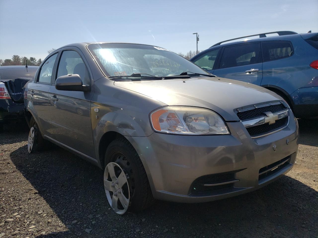 CHEVROLET AVEO BASE 2008 with VIN KL1TD56658B155094 - Photo from auction