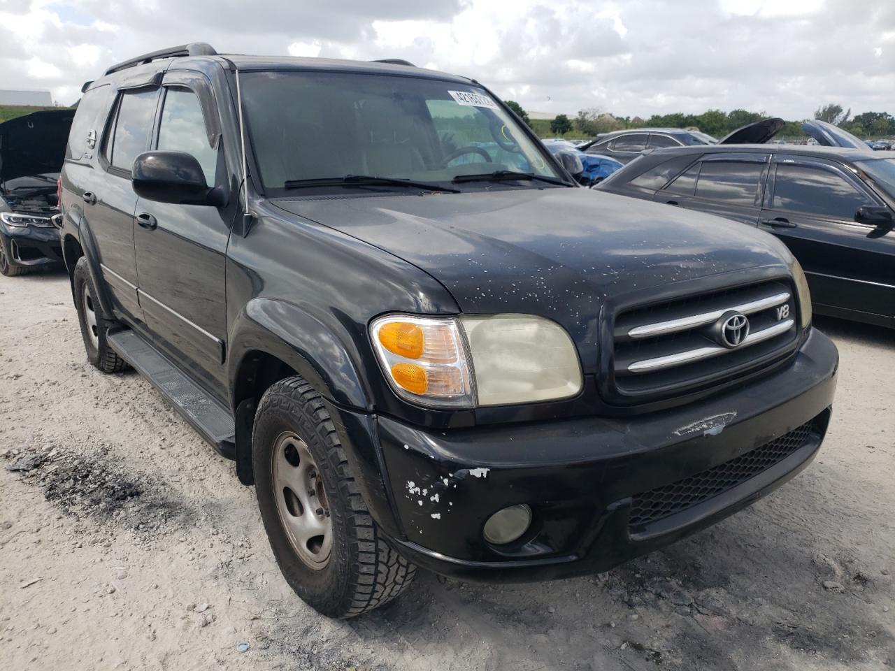 TOYOTA SEQUOIA LI 2003 with VIN 5TDZT38A13S165649 - Photo from auction