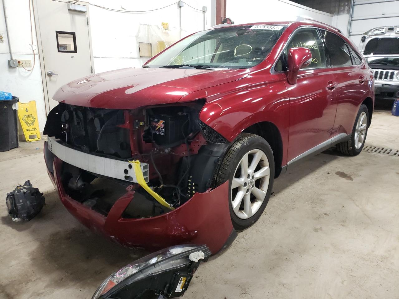 Photo 2 from auction – 2010 LEXUS RX 350 with VIN JTJBK1BA4A2006305