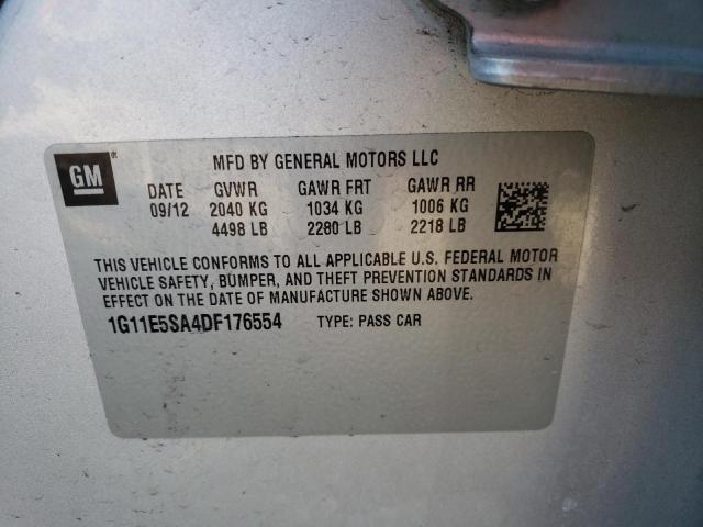 Photo 10 from auction – 2013 CHEVROLET MALIBU 2LT with VIN 1G11E5SA4DF176554