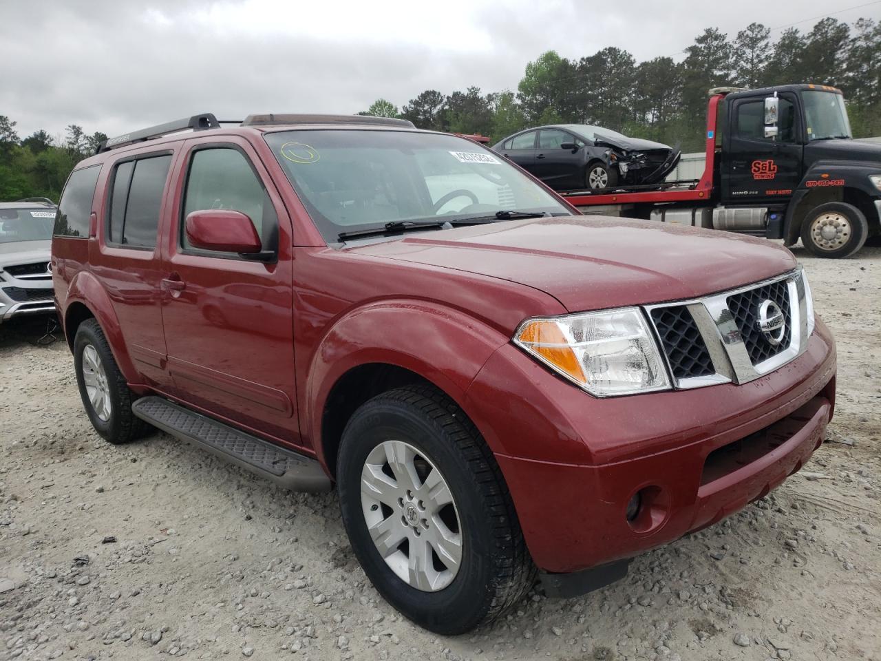 NISSAN PATHFINDER 2006 with VIN 5N1AR18W46C614867 - Photo from auction