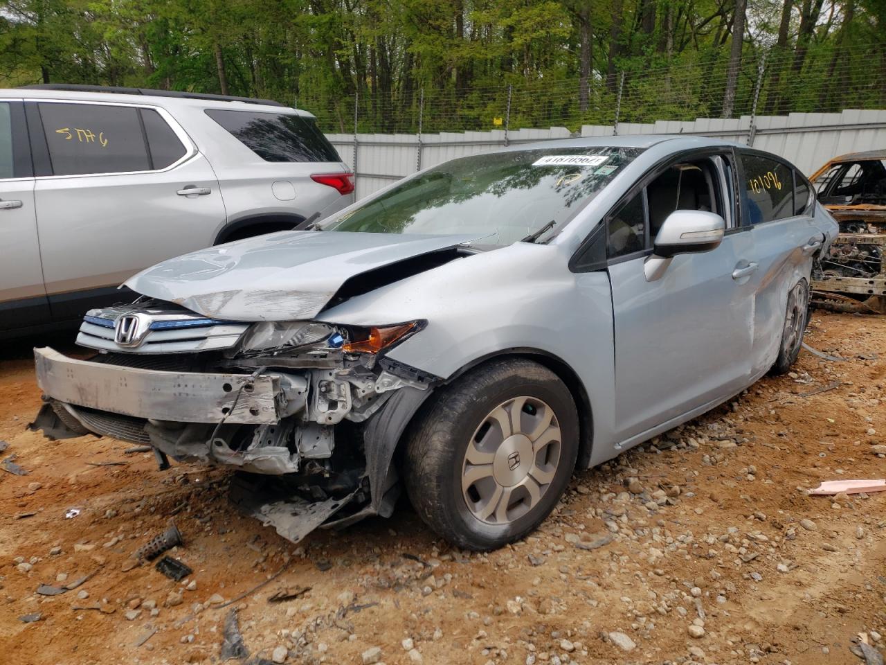 Photo 2 from auction – 2012 HONDA CIVIC HYBR with VIN JHMFB4F20CS009485