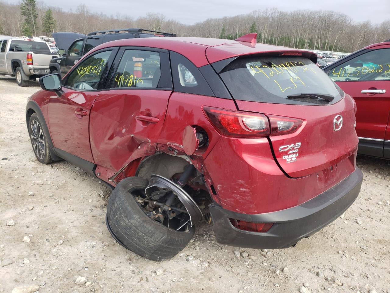 Photo 3 from auction – 2019 MAZDA CX-3 TOURI with VIN JM1DKFC70K1421110