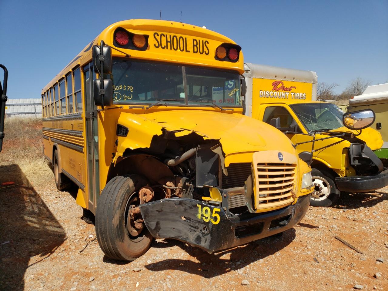 BLUE BIRD SCHOOL BUS 2014 with VIN 1BAKBCPA4EF303378 - Photo from auction