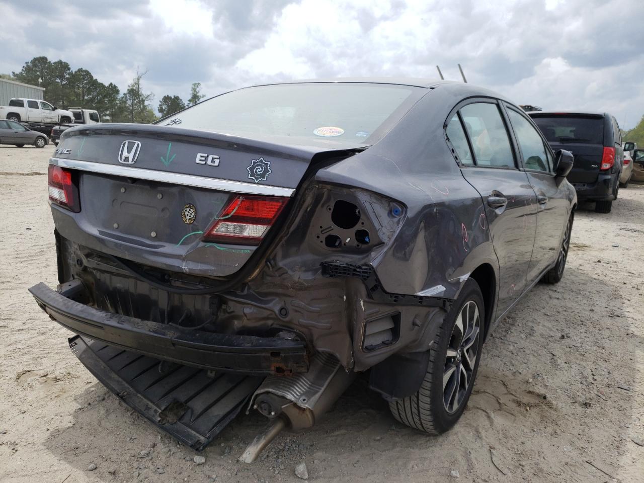 Photo 4 from auction – 2014 HONDA CIVIC EX with VIN 2HGFB2F89EH556499