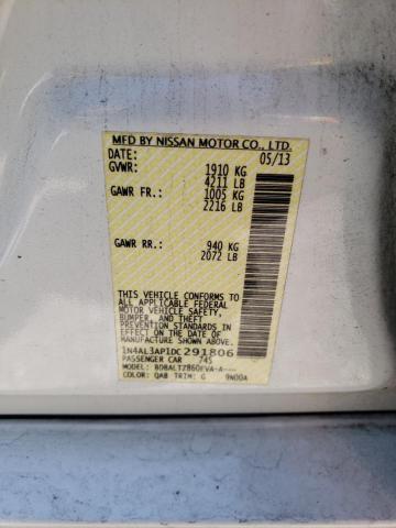 Zdjęcie 10 z aukcji – 2013 NISSAN ALTIMA 2.5 z VIN 1N4AL3AP1DC291806