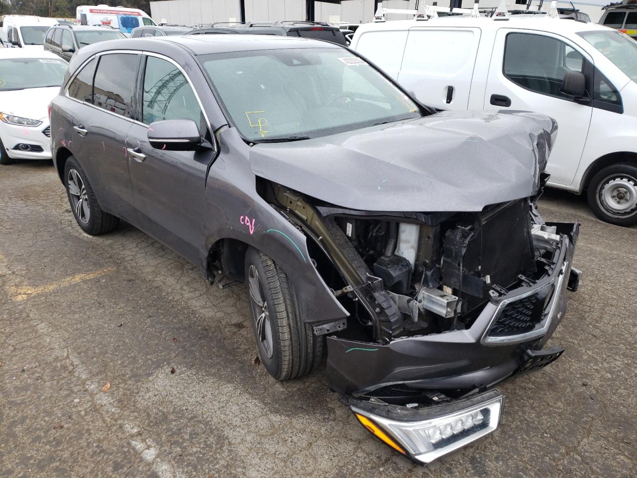 ACURA MDX 2017 con VIN 5FRYD3H33HB011478 - Foto de la subasta