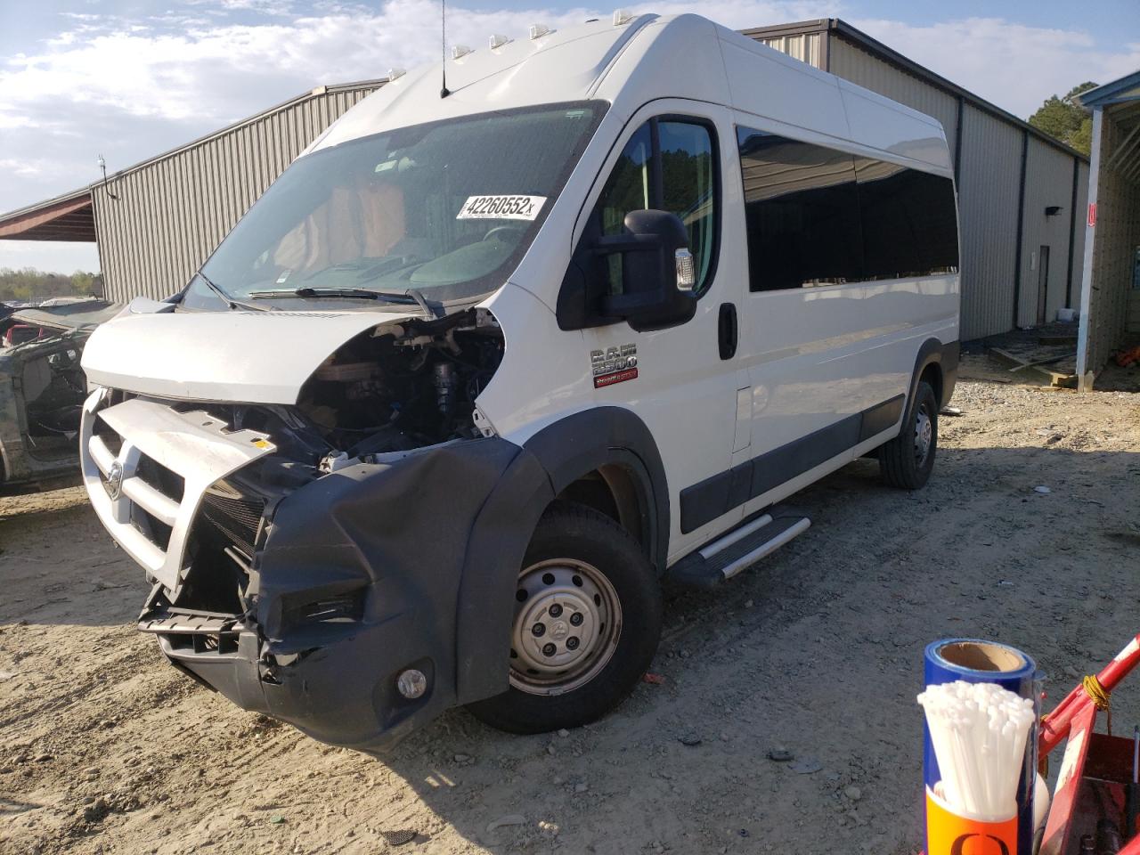 Photo 2 from auction – 2015 RAM PROMASTER with VIN 3C6TRVPG1FE520198