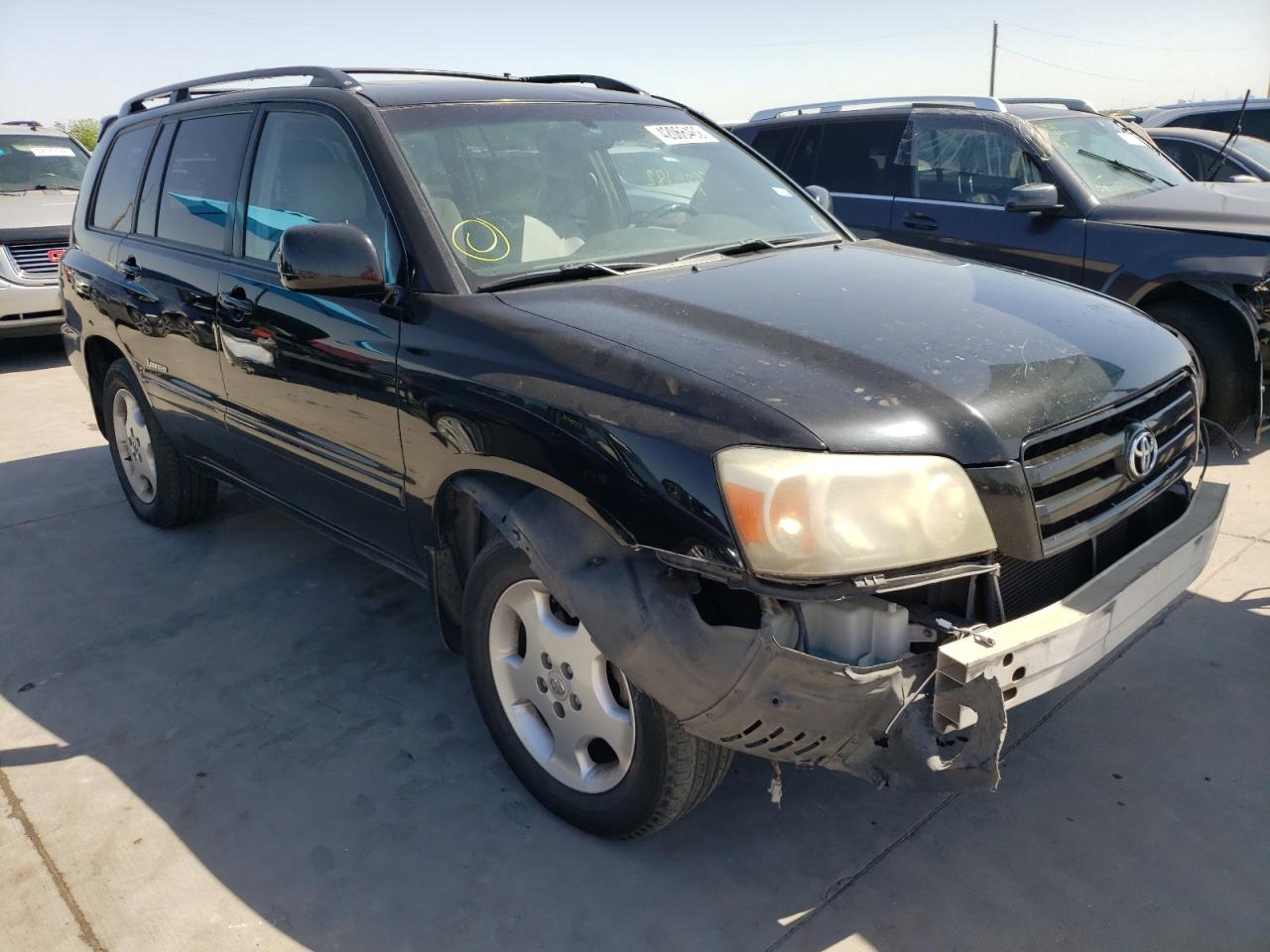TOYOTA HIGHLANDER 2006 with VIN JTEDP21AX60115824 - Photo from auction