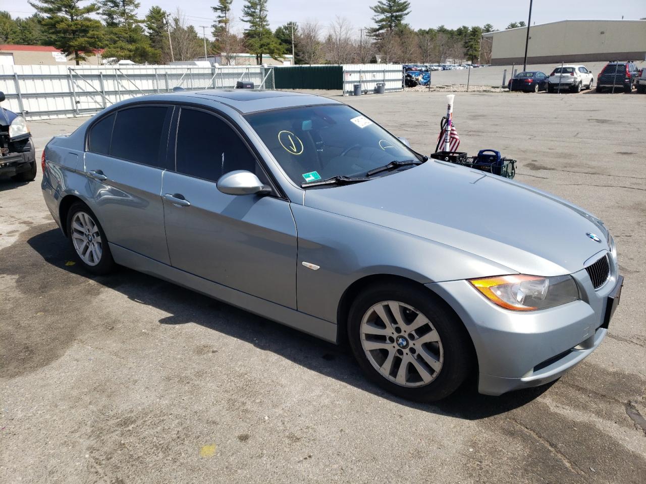 BMW 325 I 2006 with VIN WBAVB13576KX42645 - Photo from auction