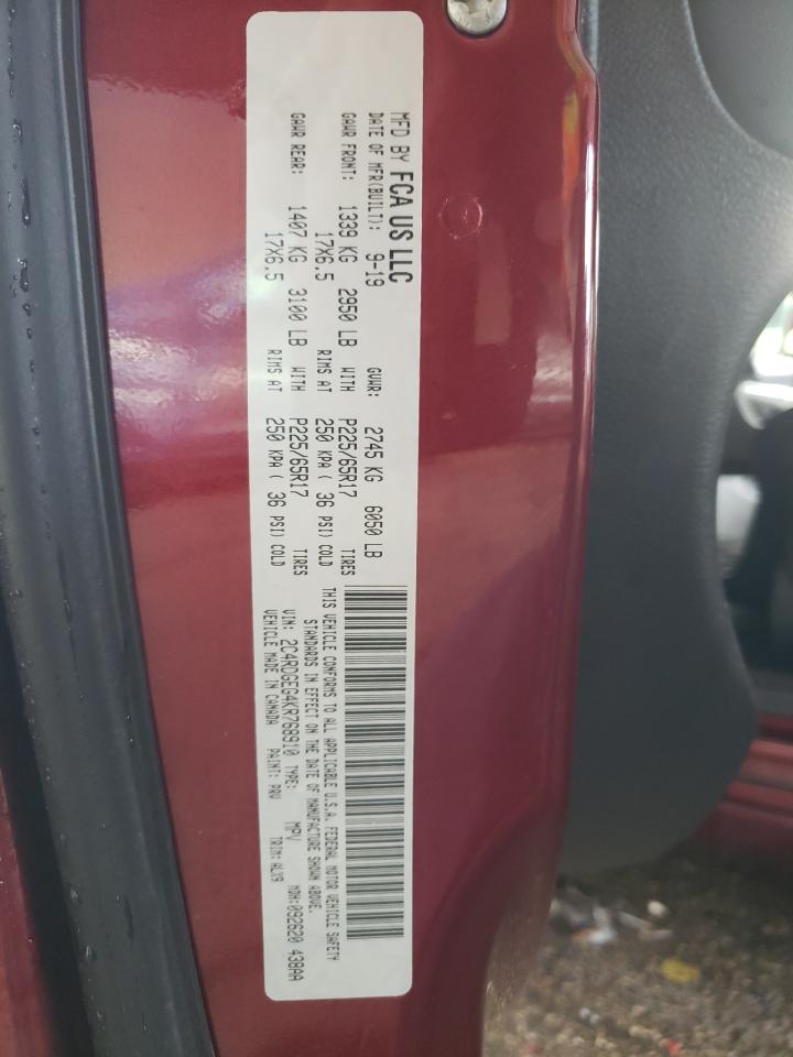 Photo 10 from auction – 2019 DODGE GRAND CARA with VIN 2C4RDGEG4KR768910