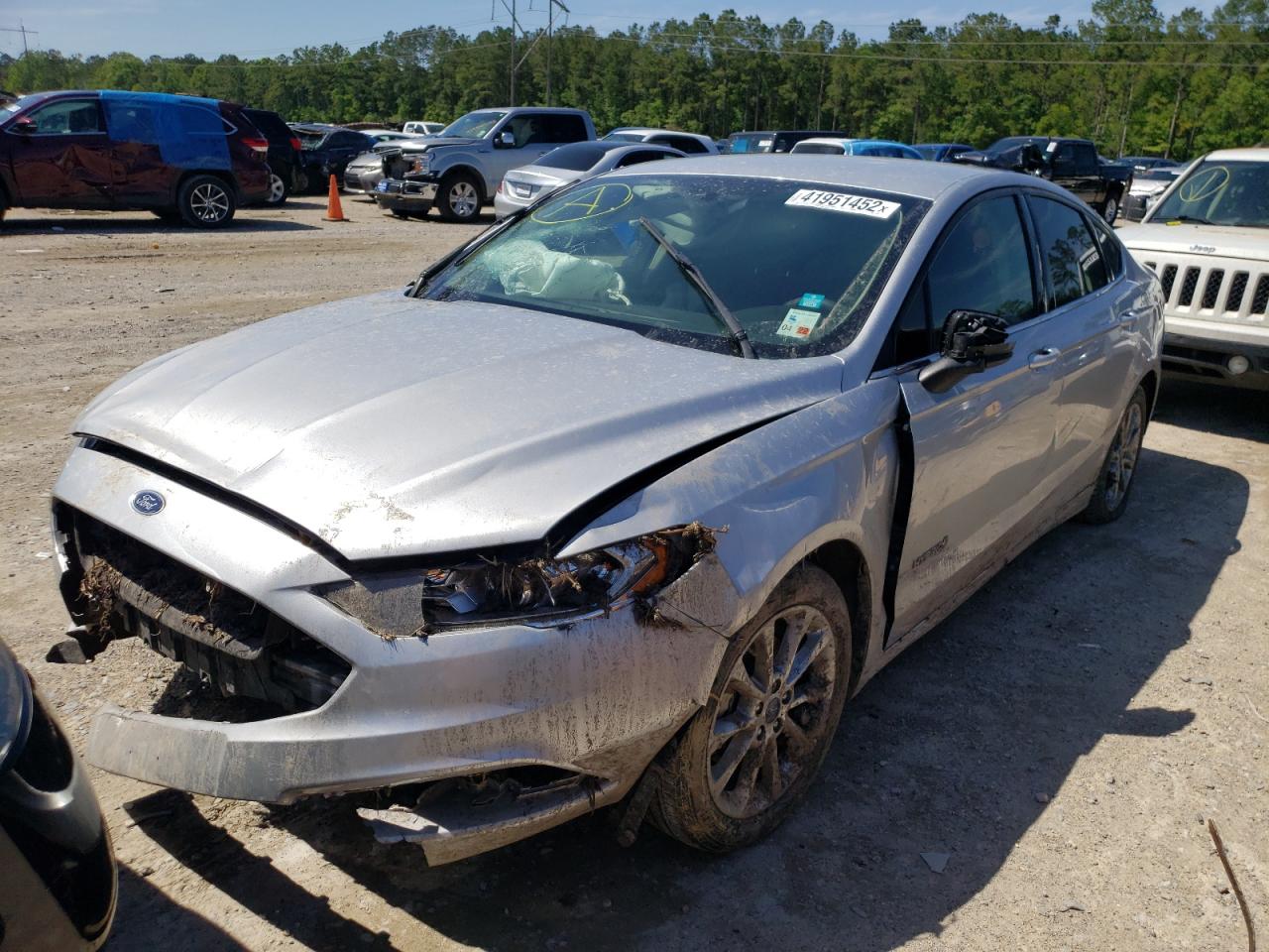 Photo 2 from auction – 2017 FORD FUSION SE with VIN 3FA6P0LU5HR374786