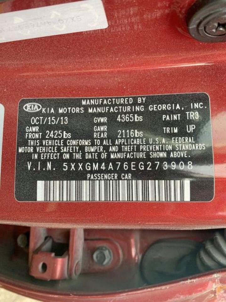 Photo 10 from auction – 2014 KIA OPTIMA LX with VIN 5XXGM4A76EG273908