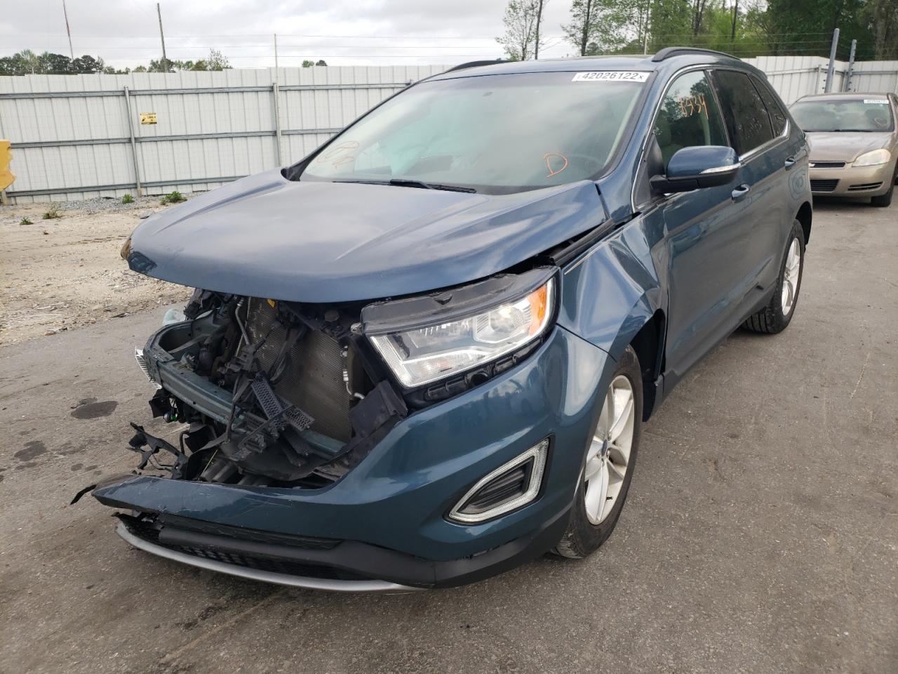 Photo 2 from auction – 2016 FORD EDGE SEL with VIN 2FMPK3J94GBC23296