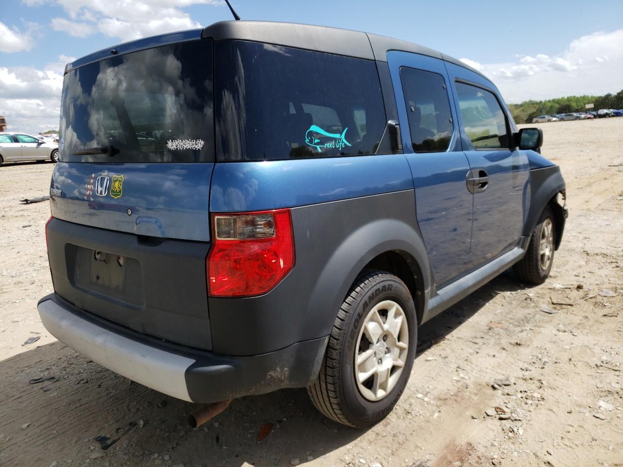 Photo 4 from auction – 2008 HONDA ELEMENT LX with VIN 5J6YH18368L015977