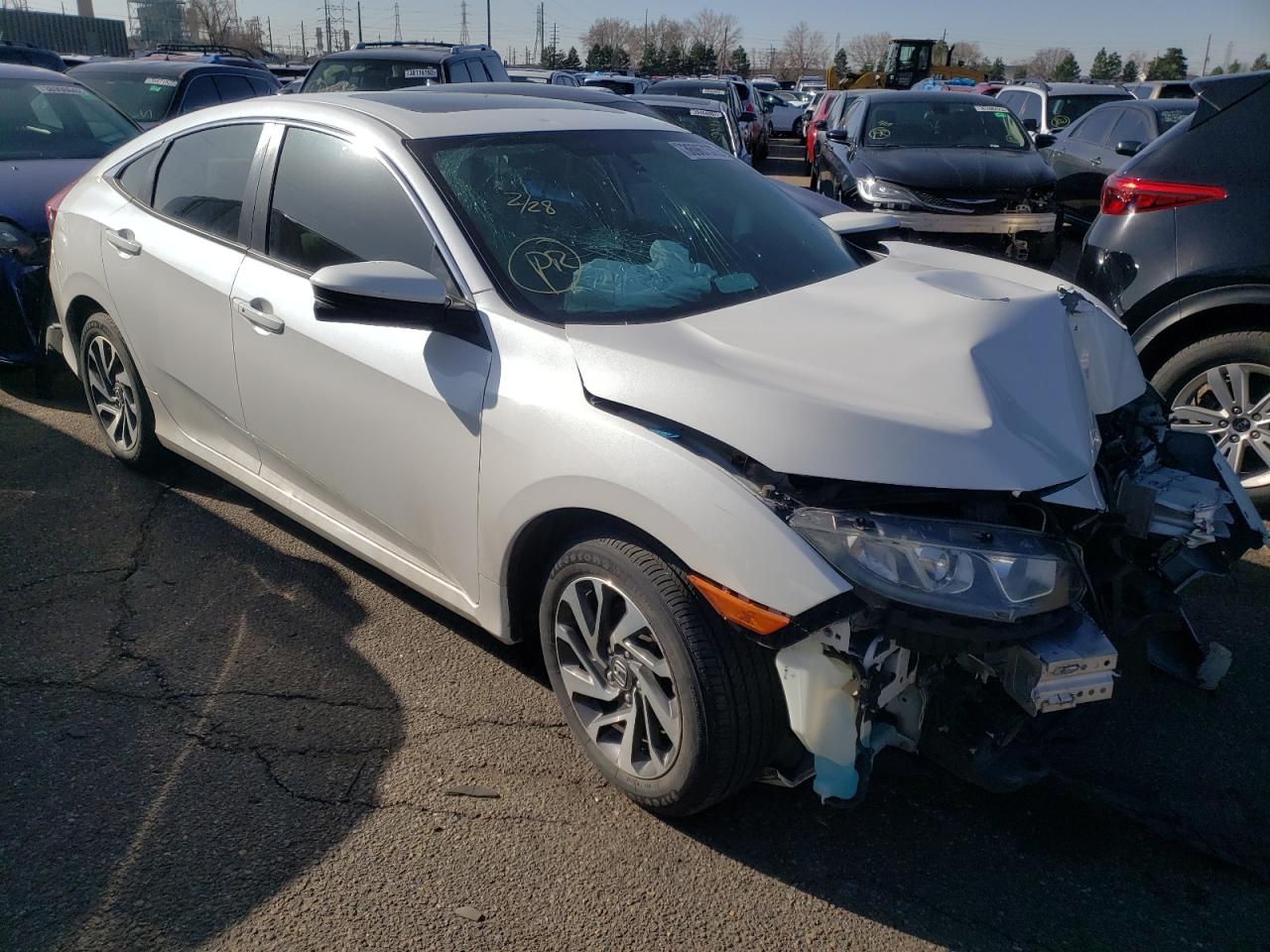 HONDA CIVIC EX 2016 with VIN 19XFC2F74GE059541 - Photo from auction