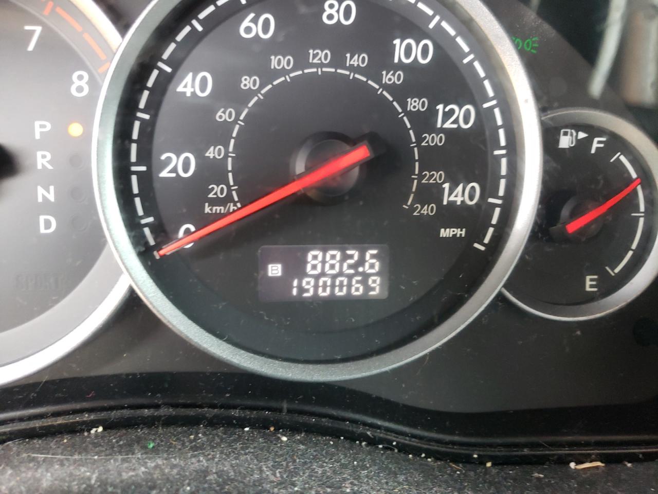 Photo 8 from auction – 2007 SUBARU LEGACY 2.5 with VIN 4S3BL616077214302