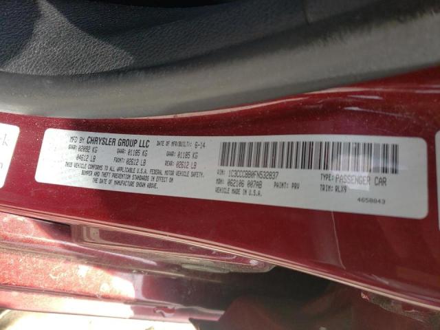 Photo 10 from auction – 2015 CHRYSLER 200 S with VIN 1C3CCCBB0FN532837