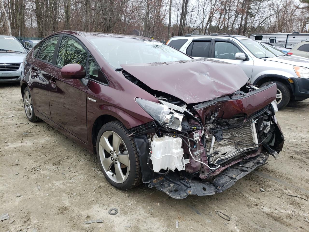 TOYOTA PRIUS 2013 with VIN JTDKN3DU7D5589906 - Photo from auction