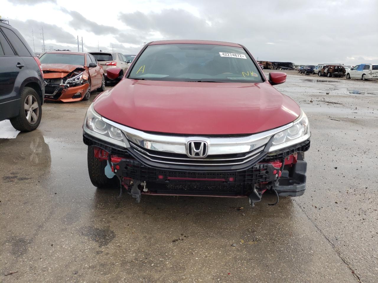 Photo 9 from auction – 2016 HONDA ACCORD with VIN 1HGCR2F58GA178424