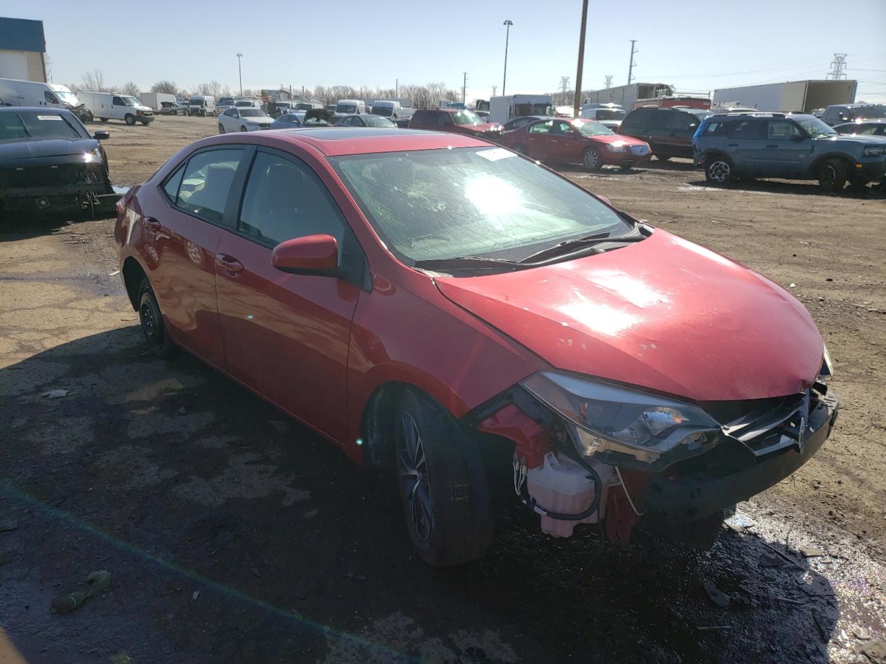 TOYOTA COROLLA L 2016 with VIN 2T1BURHE3GC652709 - Photo from auction