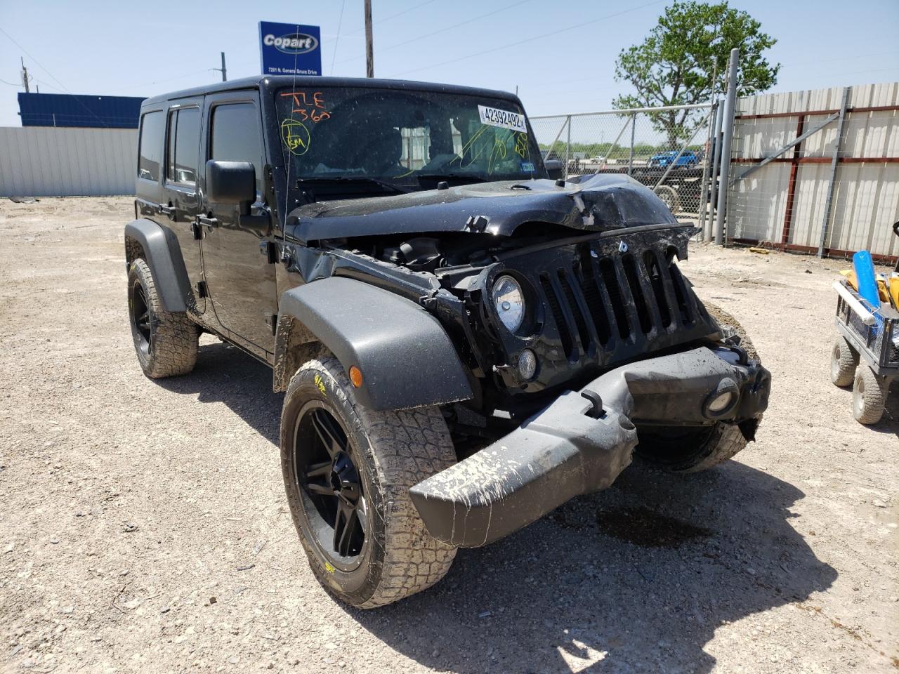 JEEP WRANGLER U 2016 with VIN 1C4BJWDG9GL329191 - Photo from auction