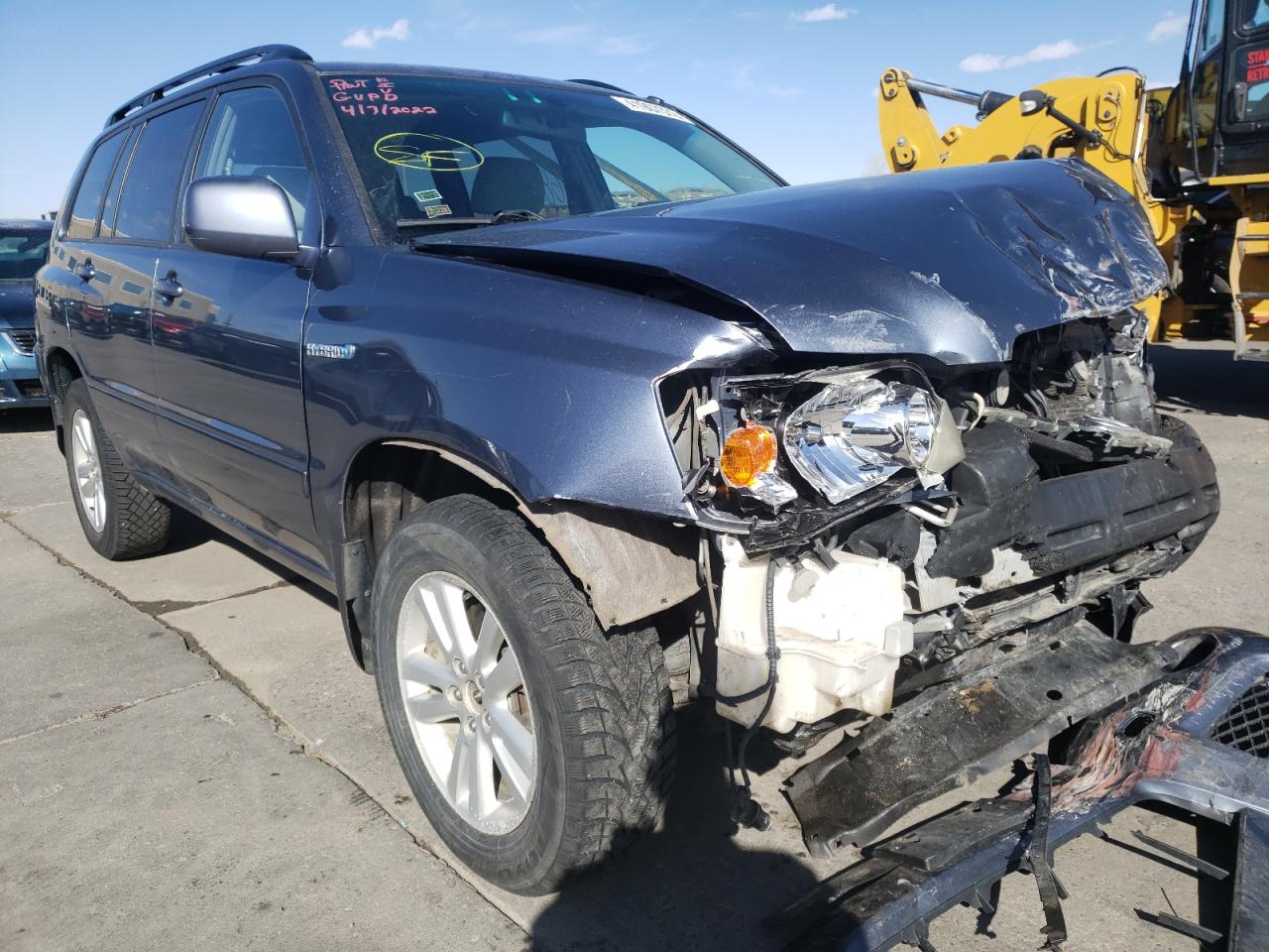 TOYOTA HIGHLANDER 2006 with VIN JTEEW21AX60029517 - Photo from auction