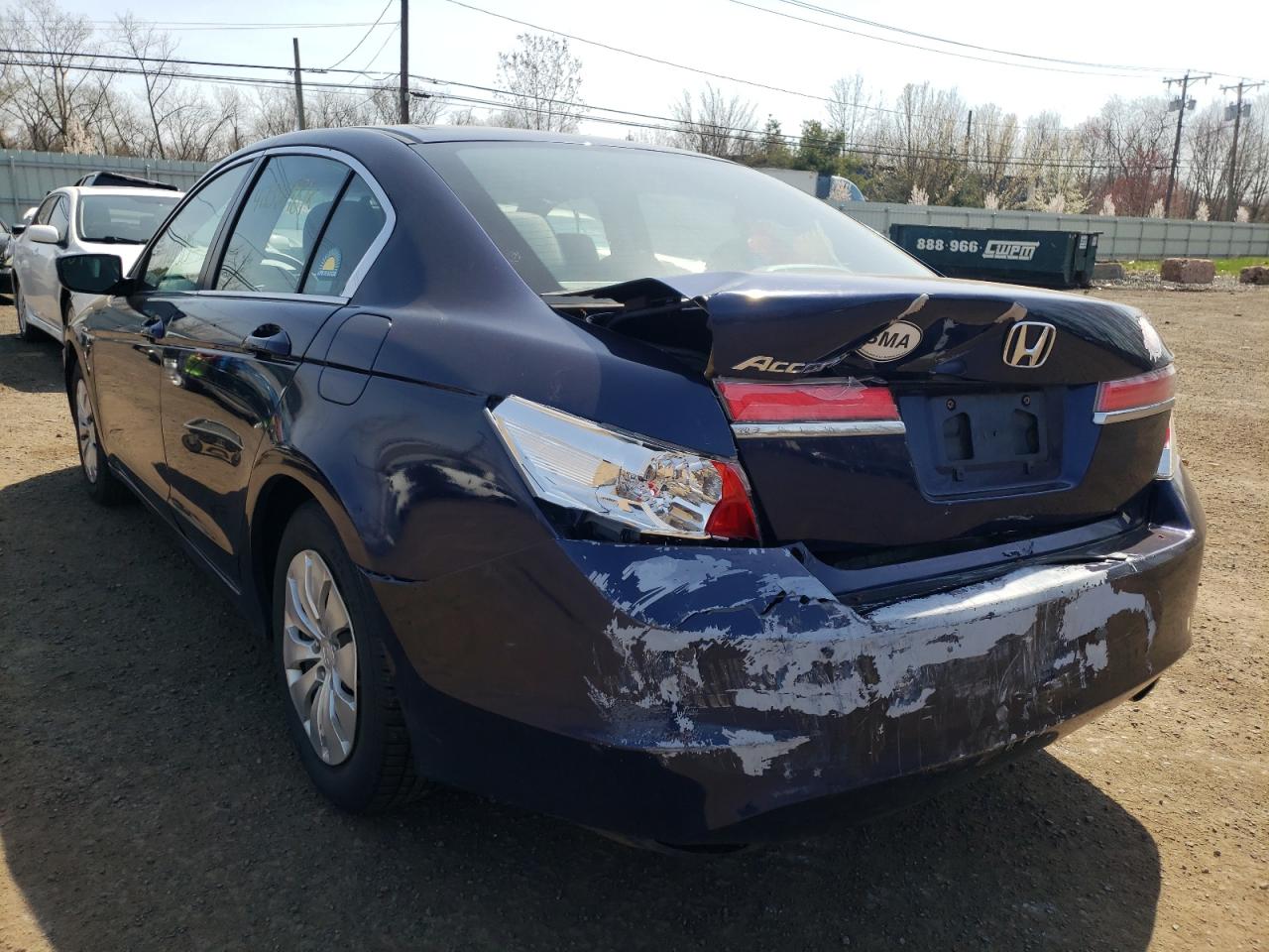Photo 3 from auction – 2012 HONDA ACCORD LX with VIN 1HGCP2F33CA024010