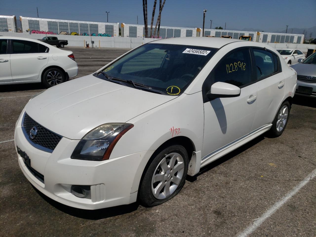 Photo 2 from auction – 2012 NISSAN SENTRA 2.0 with VIN 3N1AB6APXCL729713