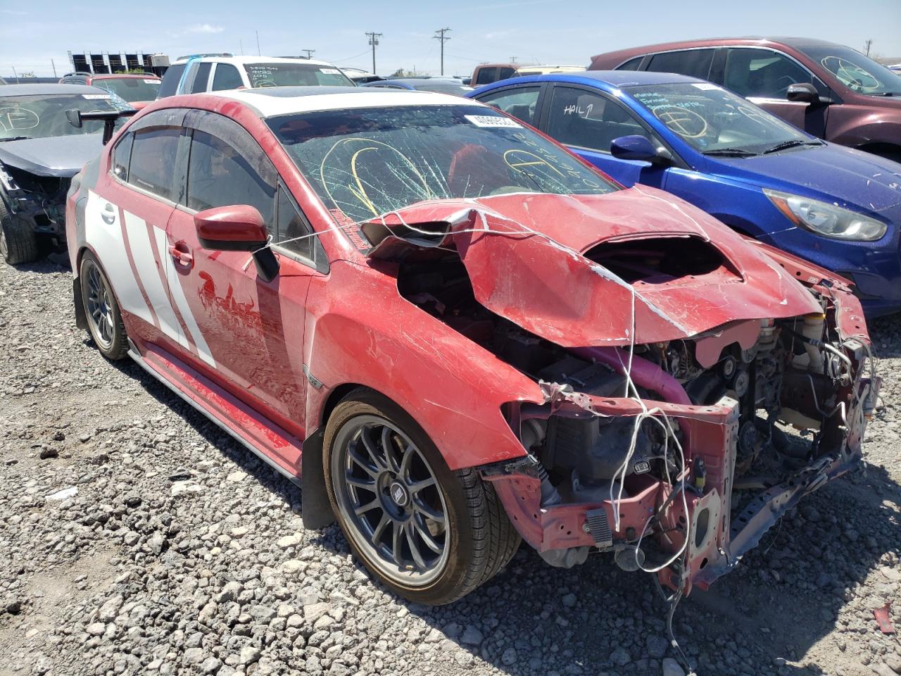 SUBARU WRX LIMITE 2015 with VIN JF1VA1J63F8828460 - Photo from auction