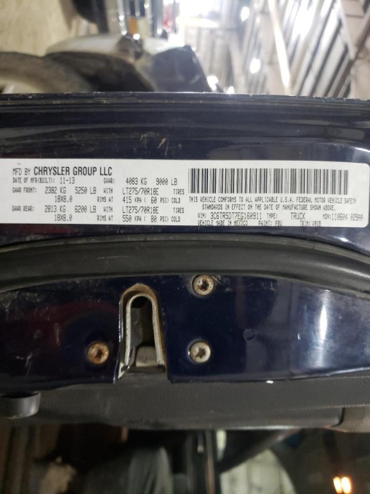 Photo 10 from auction – 2014 RAM 2500 SLT with VIN 3C6TR5DT7EG160911