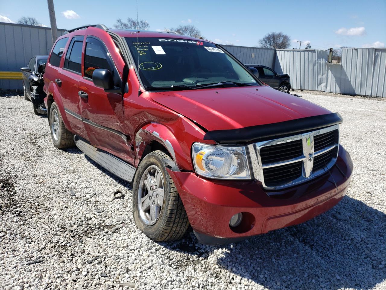 DODGE DURANGO SL 2007 with VIN 1D8HB48227F557818 - Photo from auction