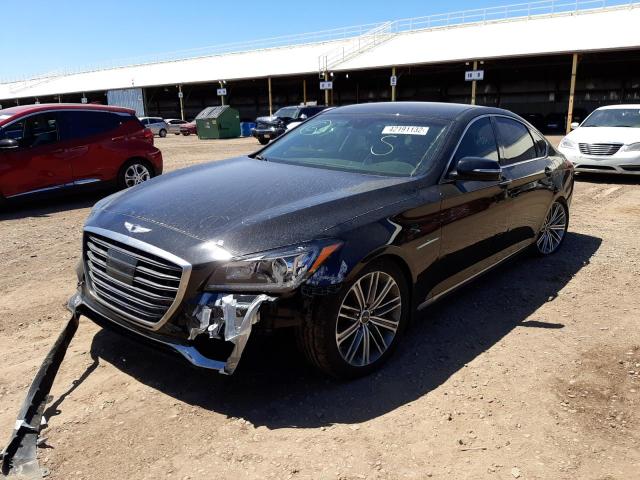Photo 2 from auction – 2018 GENESIS G80 BASE with VIN KMHGN4JE9JU216842
