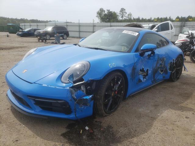 Photo 2 from auction – 2022 PORSCHE 911 CARRER with VIN WP0AB2A90NS220757