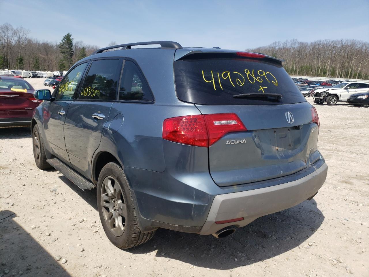 Photo 3 from auction – 2007 ACURA MDX TECHNO with VIN 2HNYD283X7H529117
