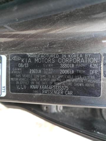 Photo 10 from auction – 2014 KIA FORTE LX with VIN KNAFX4A64E5135375
