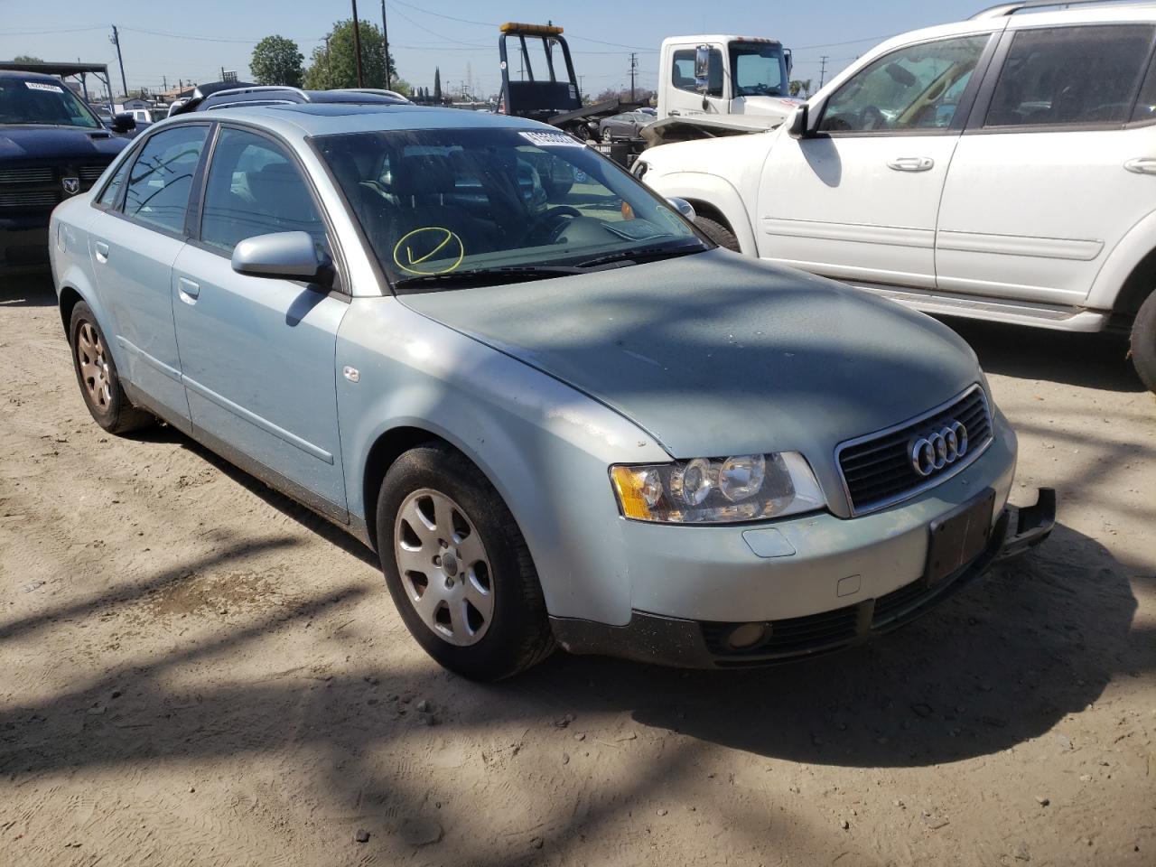 AUDI A4 1.8T QU 2002 with VIN WAULC68EX2A133219 - Photo from auction