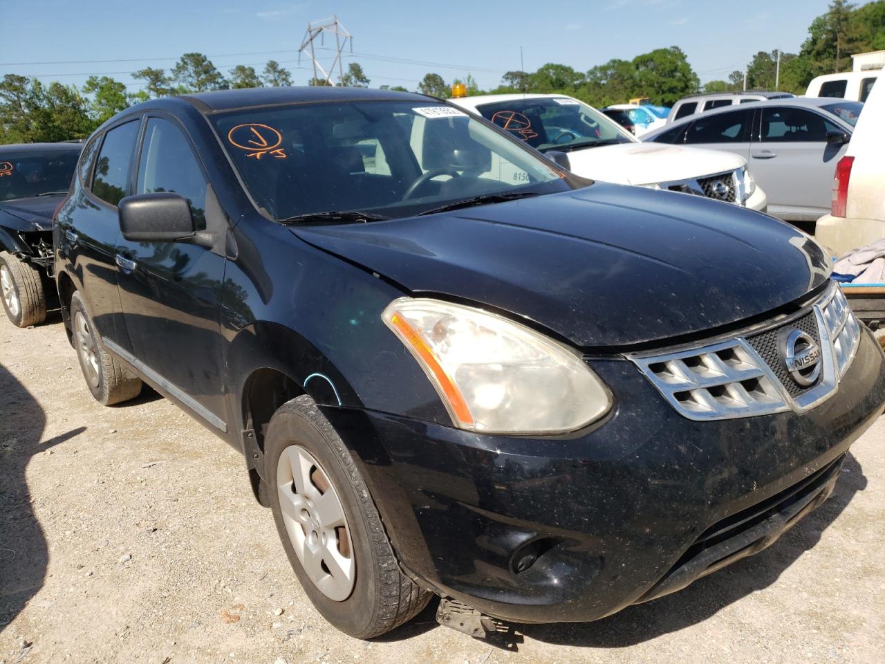 NISSAN ROGUE S 2013 with VIN JN8AS5MT0DW501977 - Photo from auction
