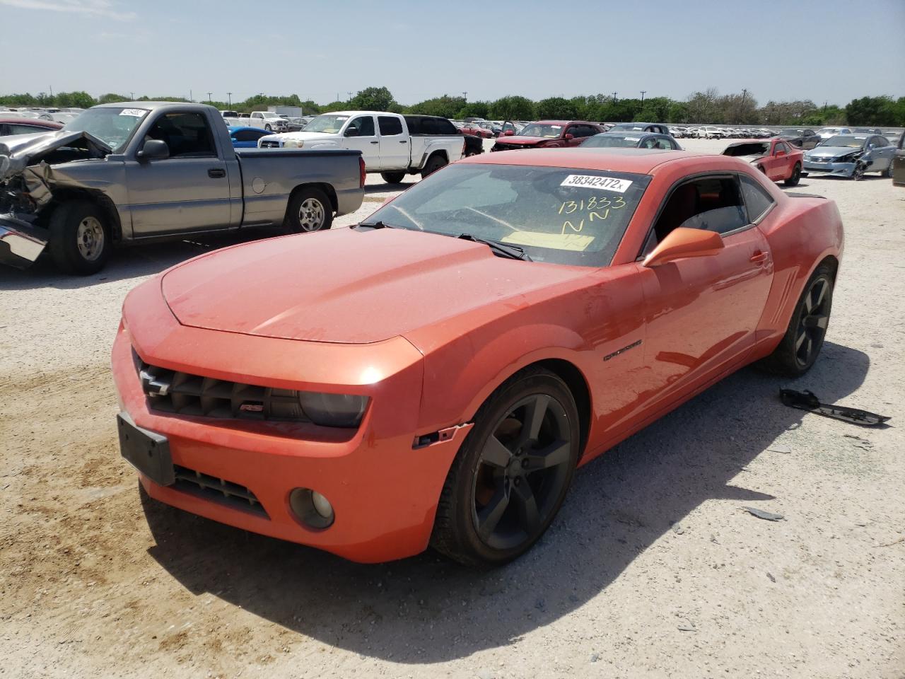 Photo 2 from auction – 2011 CHEVROLET CAMARO LT with VIN 2G1FC1ED5B9181312