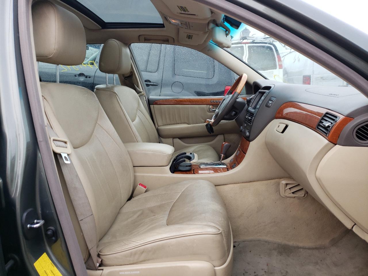 Photo 5 from auction – 2005 LEXUS LS 430 with VIN JTHBN36F850176470