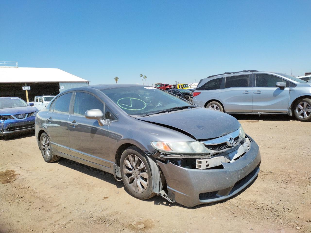 Photo 1 from auction – 2010 HONDA CIVIC EXL with VIN 19XFA1F99AE044753