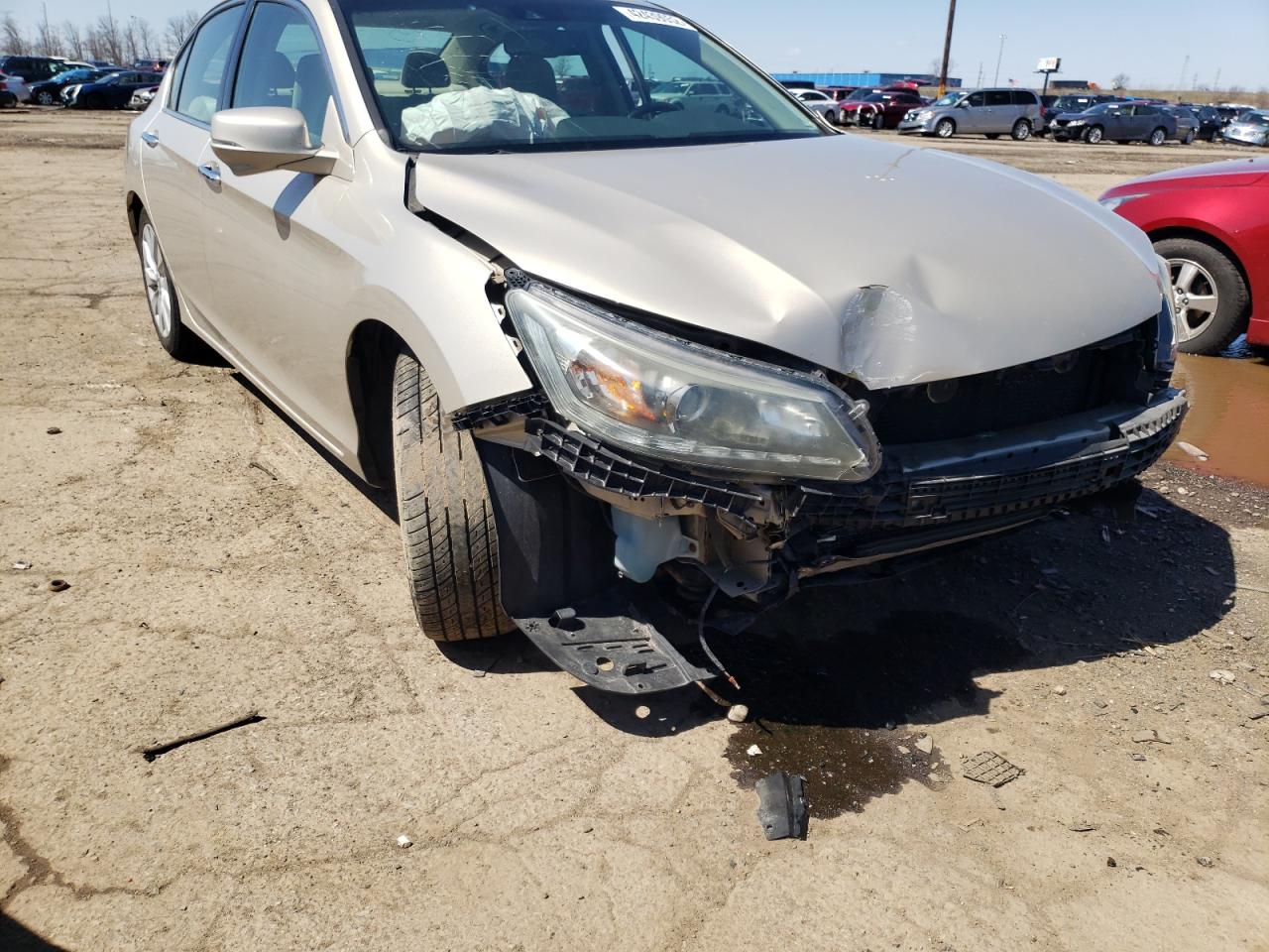 HONDA ACCORD EXL 2013 with VIN 1HGCR3F85DA034440 - Photo from auction