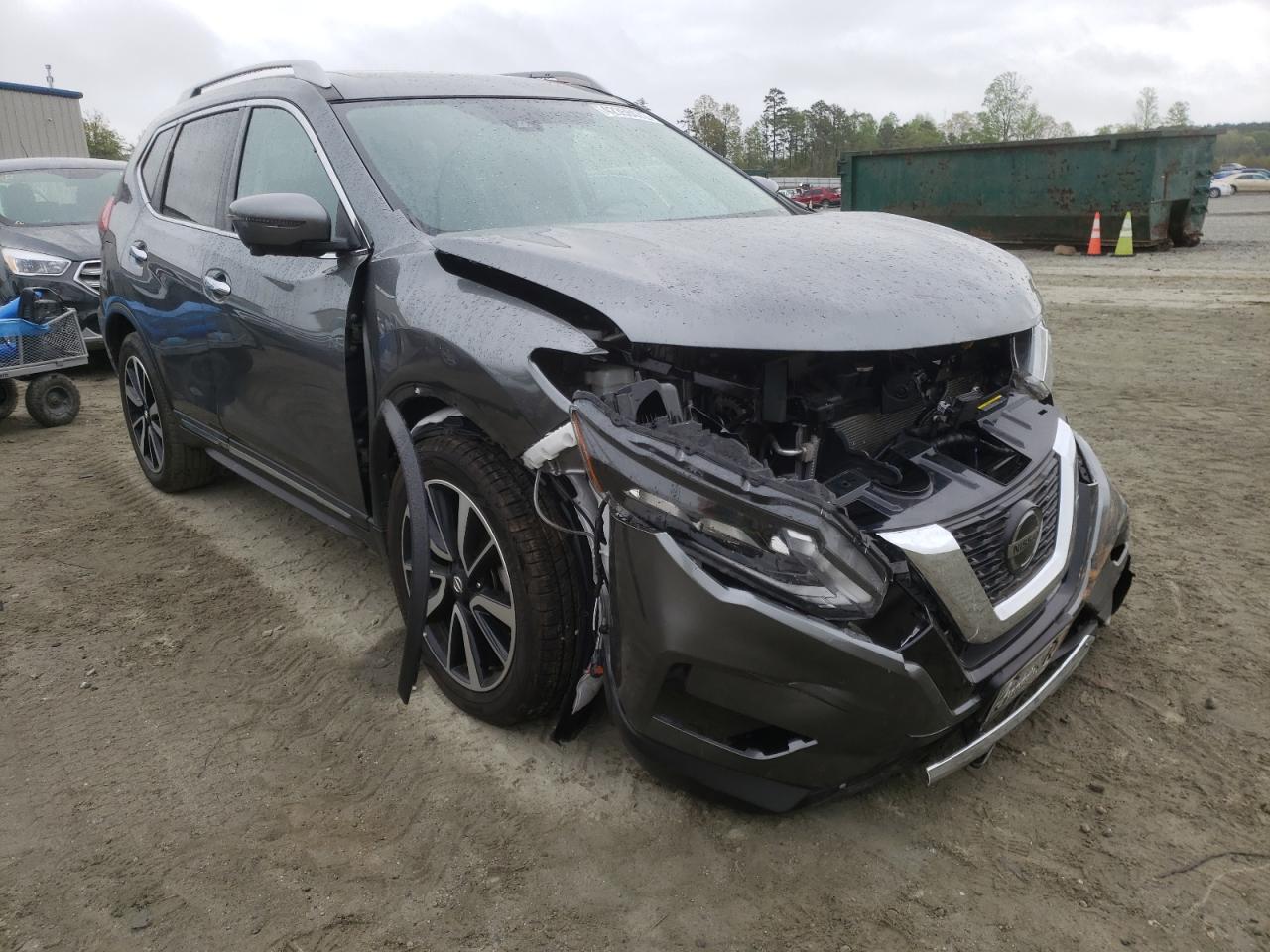 NISSAN ROGUE S 2019 with VIN 5N1AT2MT0KC712307 - Photo from auction