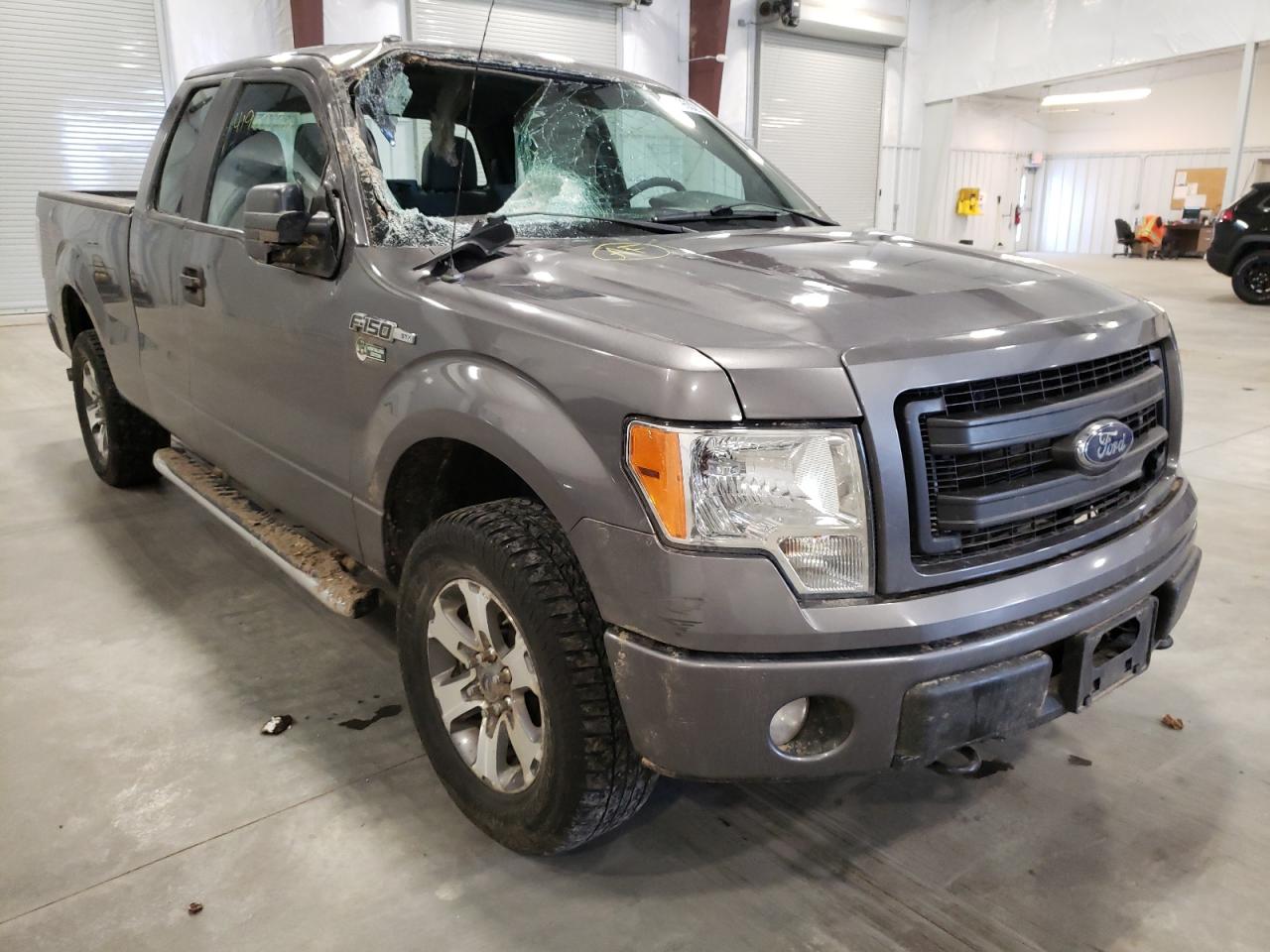 FORD F150 SUPER 2013 with VIN 1FTFX1EF2DFE09418 - Photo from auction