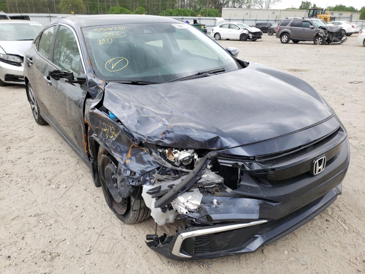 Photo 1 from auction – 2021 HONDA CIVIC LX with VIN 2HGFC2F68MH554754
